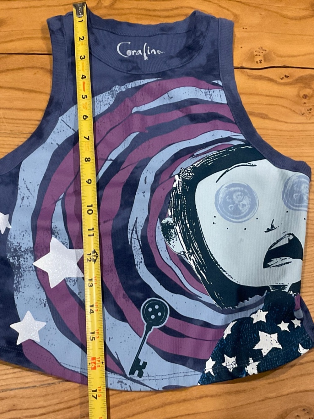 Hot Topic Laika Coraline crop tank top Size Small - Picture 4 of 4